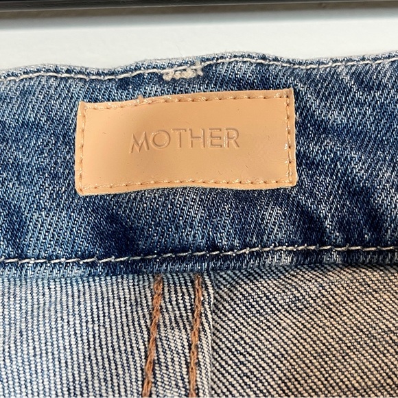 Mother The Looker Ankle Fray Jeans Not Cut & Pasted Size 24 - Picture 5 of 11